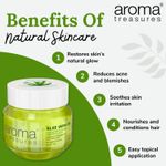 Buy Aroma Treasures aloe vera gel for face, skin, body & hair | Paraben free aloevera gel for glowing skin suitable for men & women - 125 gm - Purplle
