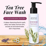 Buy Aroma Treasures Tea Tree Face Wash for acne and pimples | oil clear | Suitable for oily & acne prone skin - 100 ml - Purplle
