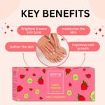 Buy Aroma Treasures Berry Paradise Strawberry and Kiwi Fizz Mani-Pedi Kit -One-Time Use, 100 gm - Purplle