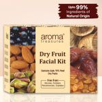 Buy Aroma treasures Dry Fruit Facial Kit contains upto 70% real dryfruits for all skin type - One time use kit, 30 gm - Purplle