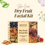 Buy Aroma treasures Dry Fruit Facial Kit contains upto 70% real dryfruits for all skin type - One time use kit, 30 gm - Purplle