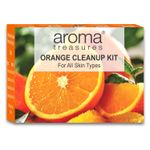 Buy Aroma Treasures Orange Facial Cleanup Kit suitable for all skin types - One Time Use, 25 gm - Purplle