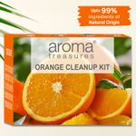 Buy Aroma Treasures Orange Facial Cleanup Kit suitable for all skin types - One Time Use, 25 gm - Purplle