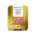 Buy Mamaearth Moisture Matte Longstay Lipstick Pack of 3 Minis - Nude Perfection - Purplle