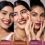 Buy Mamaearth Moisture Matte Longstay Lipstick Pack of 3 Minis - Nude Perfection - Purplle