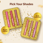 Buy Mamaearth Moisture Matte Longstay Lipstick Pack of 3 Minis - Nude Perfection - Purplle