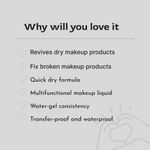 Buy Fashion Colour Duraline Makeup Mixing Liquid | Magic Drops | Prolongs Makeup Longevity | Makeup Fixing Solution | Matte Finish Pigment Activator & Illuminator (Transparent) 6 gm - Purplle
