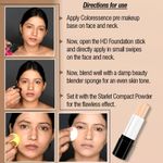 Buy COLORESSENCE HD Foundation Stick Full Coverage Waterproof Smudge Proof Rollon Panstick Matte Finish Formula - Beige 14 gm - Purplle