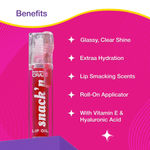 Buy Swiss Beauty CRAZE Snack'n Nourishing Lip Oil With Vitamin E and Hyaluronic Acid |Gives Glass -Like Shine 2 Apple Tart | 4.5 ml - Purplle