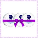 Buy NIVEA SOFT Light cream with Vitamin E & Jojoba oil for Non-sticky- Fresh Soft & Hydrated skin - Pack of 3 (100ml*3) - Purplle
