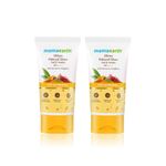 Buy Mamaearth Ubtan Natural Face Wash For all Skin Type with Turmeric & Saffron for Tan Removal 300 ml(pack of 2) - Purplle