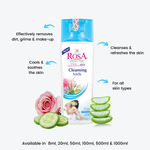 Buy ROSA Cleansing Milk 500 ml I Rose and Cucumber l Make up Removal I Pack of 1, Unisex - Purplle