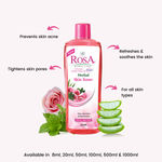 Buy ROSA Skin Toner 500 ml I Rose, Aloevera & Mint Extracts I For All Skin Type I Pack of 1, Unisex - Purplle