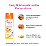 Buy ROSA Honey & Almonds Body Care lotion 500 ml l For soft and smooth skin I Pack of 1, Unisex - Purplle