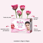 Buy ROSA Transparent Rose Bathing Bar 100 gm I Pack of 6, Unisex - Purplle