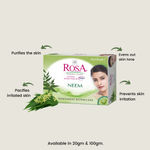 Buy ROSA Transparent Neem Bathing Bar 100 gm I Pack of 6, Unisex - Purplle