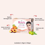 Buy ROSA Transparent Peach & Olive Bathing Bar 100 gm I Pack of 6, Unisex - Purplle