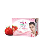 Buy ROSA Transparent Strawberry Bathing Bar 100 gm I With Glycerin I Pack of 6, Unisex - Purplle
