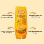 Buy AYUR HERBALS Sun Block Lotion SPF30 -100 ml I Skin Against harmful UVA / UVB of Sun I Pack of 1, Unisex - Purplle