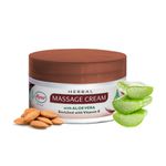 Buy AYUR HERBALS Massage Cream With Aloevera & Vitamin - E I Unisex, Pack of 1 -500 ml - Purplle