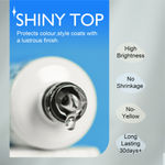 Buy Shills Professional UV LED Soak Off Shiny Top Coat (15 gm) - Purplle