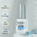 Buy Shills Professional UV LED Soak Off Shiny Top Coat (15 gm) - Purplle