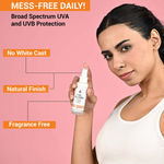 Buy Sotrue SPF50+ Shield Sunscreen Spray 50ml | Lightweight, Water Resistant | No White Cast, Fragrance Free | Broad Spectrum PA++++ Spray For All Skin Types - Purplle
