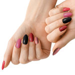 Buy FACES CANADA Ultime Pro Splash Mini Nail Polish Combo Pack of 5 | Black Beauty + Plum + Royal Ruby + Pink Punch + Scarlet | 25 ml | Quick-Drying | High Shine | Chip-Resistant | Long Lasting - Purplle