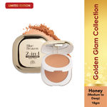 Buy Blue Heaven 2-in-1 Festive Compact Powder for Women infused with Vitamin E | Pearl & Matte Finish | SPF Protection | 8-Hour Oil Control | Face Powder for Glowing Skin|Honey| 18 gm - Purplle