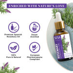Buy Sesa Rosemary Essential Oil For Hair Growth Nourishes Skin Hair Fall Control Oil For Women and Men 100% Pure & Natural Rosemary Oil (30 ml) - Purplle