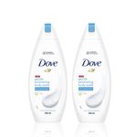 Buy Dove Fresh Gentle Exfoliating Bodywash (Pack of 2) - Purplle