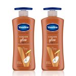 Buy Vaseline Cocoa Glow Serum In Lotion (400 ml) Pack of 2 - Purplle