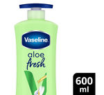 Buy Vaseline Aloe Fresh Body Lotion 24 HR Long Lasting Moisturisation with Aloe Vera extract (600 ml) Pack of 2 - Purplle