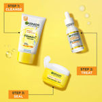 Buy Garnier Vitamin C Regime Pack (Bright Complete Brightening Facewash 150 gm, Bright Complete Vitamin C Serum 30 ml, Bright Complete Serum Cream SPF 40 45 gm) - Combo of 3 - Purplle