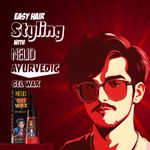Buy NEUD Ayurvedic Strong Hold Hair Wax Gel with Hibiscus, Brahmi, Lemongrass, Non-Sticky, Styling Comb Inside, 250 ml - Purplle