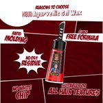 Buy NEUD Ayurvedic Strong Hold Hair Wax Gel with Hibiscus, Brahmi, Lemongrass, Non-Sticky, Styling Comb Inside, 250 ml - Purplle