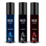 Buy NEUD 3-in-1 Perfumed Body Sprays for Men, Long-Lasting Deodorants, No Gas, No CFC Formula - 3 x 120ml Each, 360 ml - Purplle