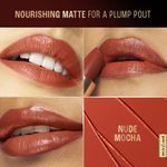 Buy Lakme Ultimate Glam Satin Matte Lipstick With Jojoba Oil and Shea Butter, For Smooth and Nourished Lips - Nude Mocha - 4.3 gm - Purplle