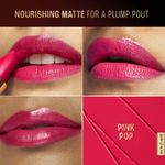 Buy Lakme Ultimate Glam Satin Matte Lipstick With Jojoba Oil and Shea Butter, For Smooth and Nourished Lips - Pink Pop - 4.3 gm - Purplle
