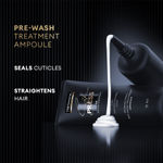 Buy TRESemme Silk Press Pre-Wash Treatment Ampoules 4 x 15 ml - Purplle