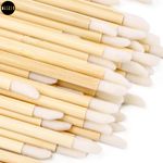 Buy MeSkin Bamboo Lip Brushes - (Pack of 10) - Purplle