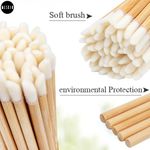 Buy MeSkin Bamboo Lip Brushes - (Pack of 10) - Purplle