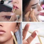 Buy MeSkin Bamboo Lip Brushes - (Pack of 10) - Purplle