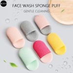 Buy MeSkin Deep Pore Cleansing Facial Sponge - Egg Shape Puff (Assorted Colors, Pack of 1) - Purplle