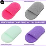 Buy MeSkin Deep Pore Cleansing Facial Sponge - Egg Shape Puff (Assorted Colors, Pack of 1) - Purplle
