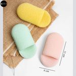 Buy MeSkin Deep Pore Cleansing Facial Sponge - Egg Shape Puff (Assorted Colors, Pack of 1) - Purplle