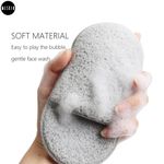 Buy MeSkin Deep Pore Cleansing Facial Sponge - Egg Shape Puff (Assorted Colors, Pack of 1) - Purplle