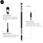 Buy MeSkin Dual-Ended Eyebrow Brush and Mascara Brush (Pack of 1) - Purplle