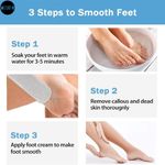 Buy MeSkin Foot File Callus Remover - Pedicure Foot Scrubber with Stainless Steel File and Sandpaper for Home Foot Care - Effective Foot Rasp for Cracked Heel and Corn Removal (Assorted Colors, Pack of 1) - Purplle