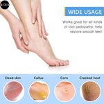 Buy MeSkin Foot File Callus Remover - Pedicure Foot Scrubber with Stainless Steel File and Sandpaper for Home Foot Care - Effective Foot Rasp for Cracked Heel and Corn Removal (Assorted Colors, Pack of 1) - Purplle